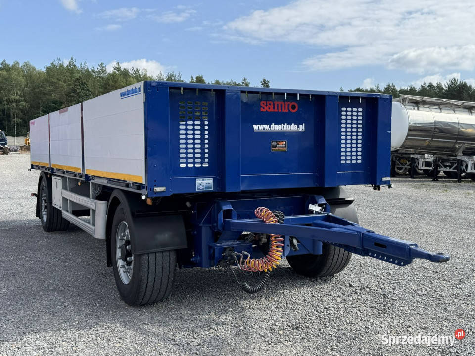 burtowe Samro Ciężarowa 2osiowa na poduszkach Samro Widełki