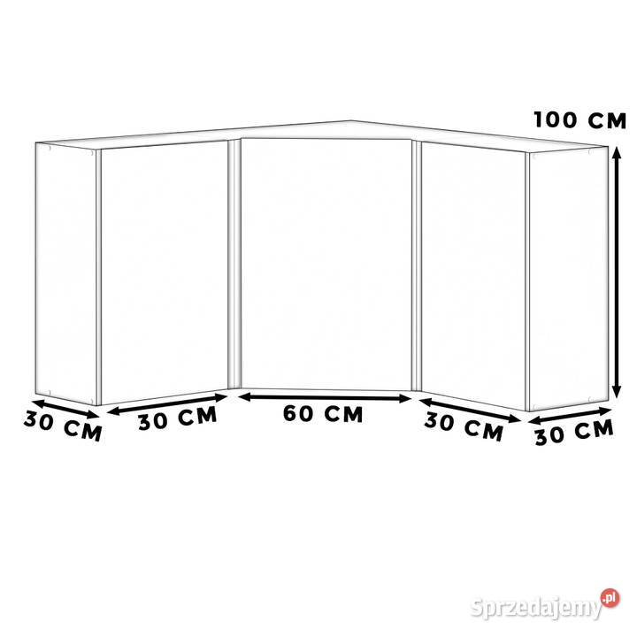 Szafka Kuchenna Wisząca Narożna Modułowa 90x90 100cm warmińsko-mazurskie Elbląg