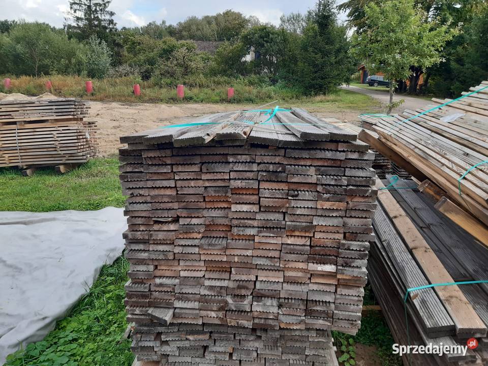 Deska ogrodowa frezowana