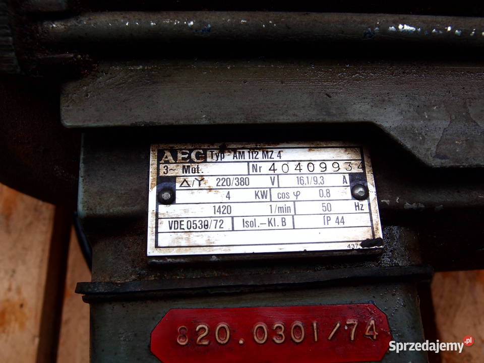 Silniki elektryczne 3fazowe moc 11KW 3KW 4KW Łódź