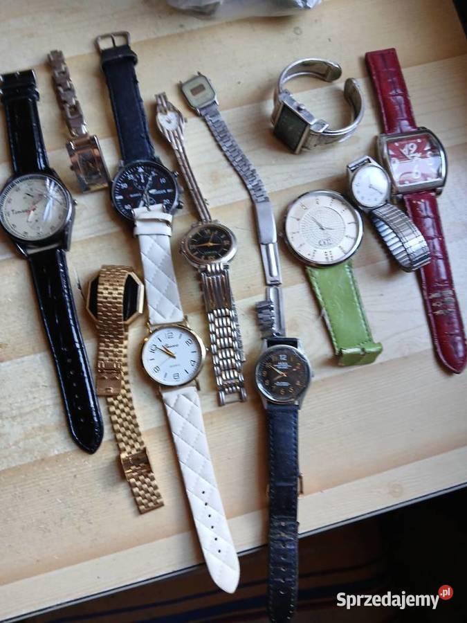 Zestaw starych zegarków różne marki Warnice sprzedam