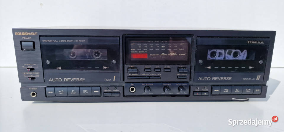 Magnetofon SoundWave AD4000 Stereo Cassette Deck Międzychód