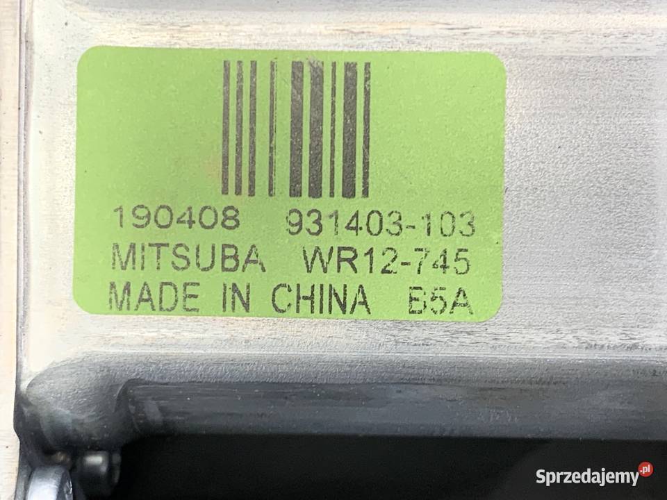 PODNOŚNIK SZYBY PRAWY TYŁ JEEP CHEROKEE KL