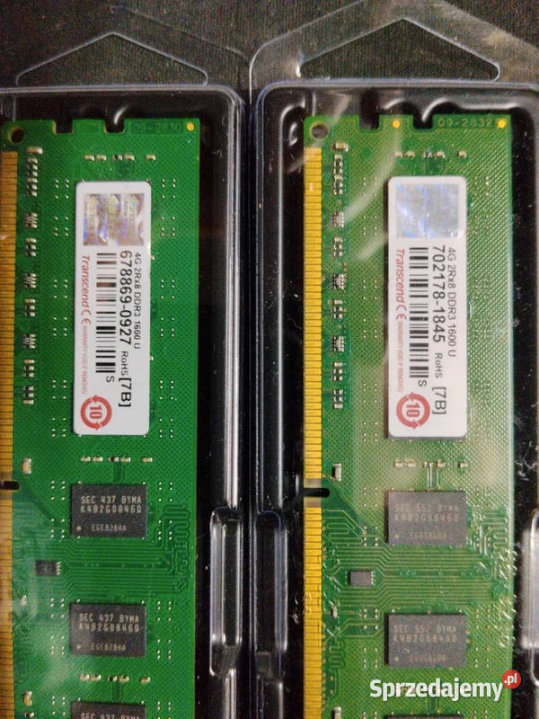 Pamięć DDR3 16GB 4x4GB 1600MHz Transcend Zestaw Lublin
