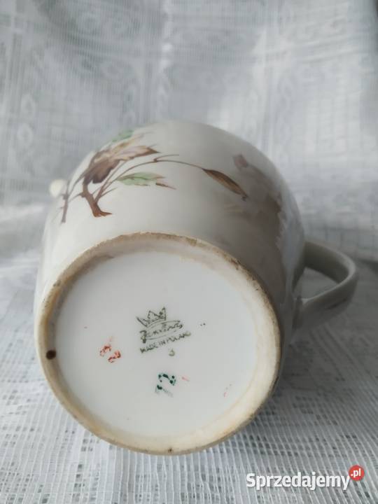 Dzbanek z fabryki porcelany Janina vintage biały śląskie Katowice sprzedam