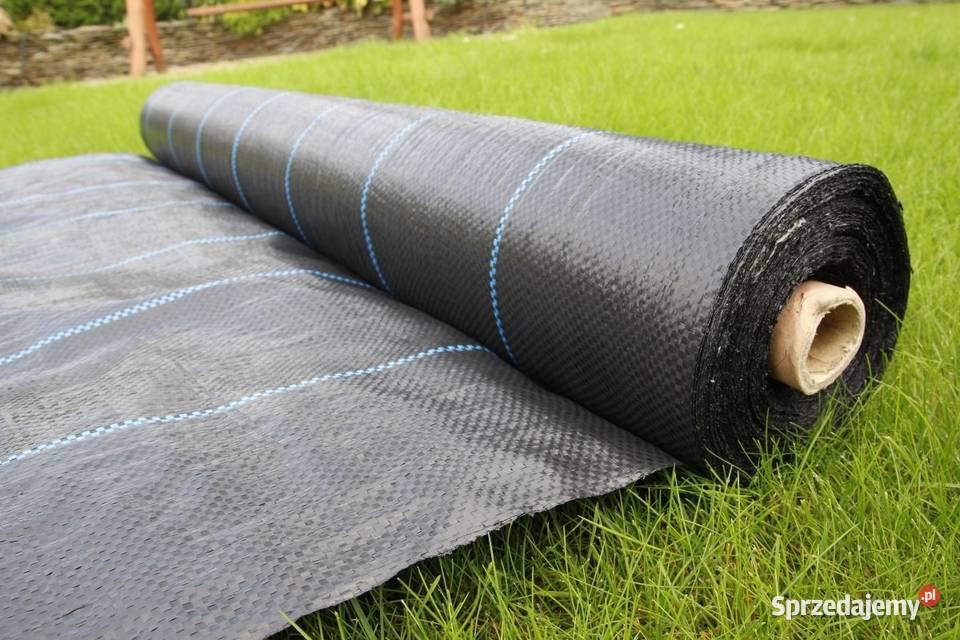 Agrotkanina 16x100m 90g czarna na CHWASTY gruba Pozostałe mazowieckie Cieśle