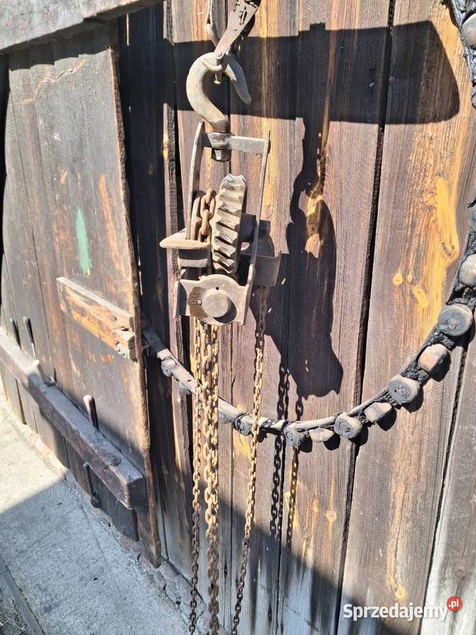 Podnośnik łańcuchowy rumcug nie dolnośląskie Miękinia sprzedam