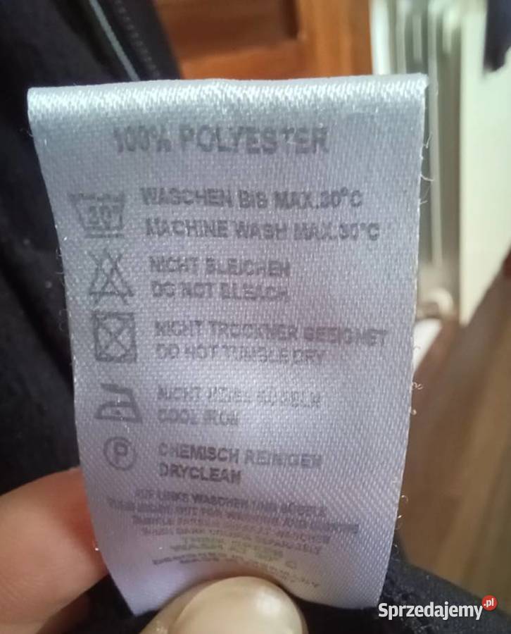 Bluza czarna polarowa HAKRO rozmiar S ciepła Rzeszów