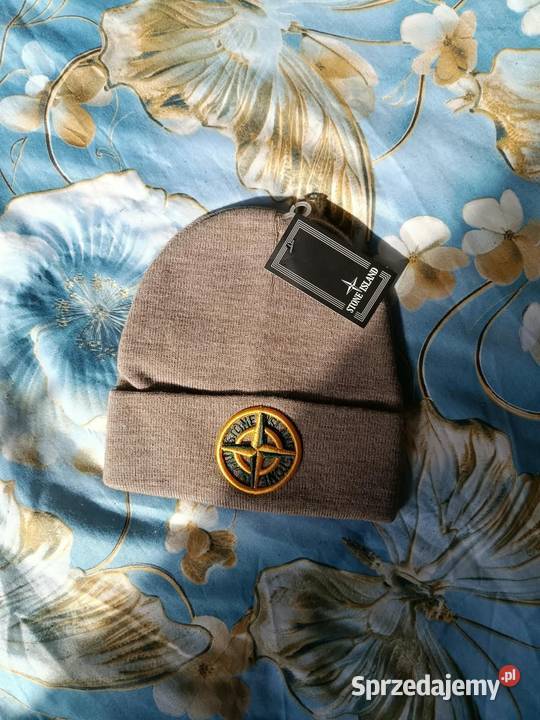 Czapka zimowa Stone Island kolor jasnobrązowy