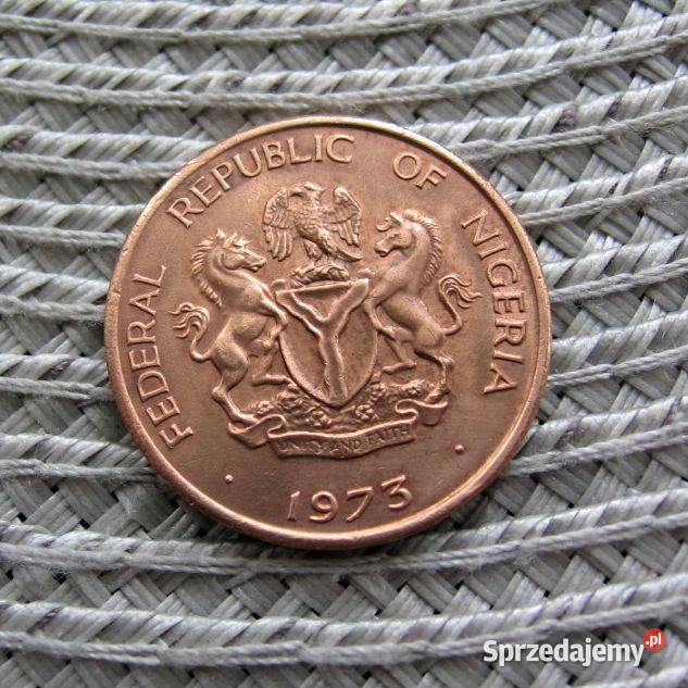 Nigeria 1 Kobo 1973r wielkopolskie Kalisz sprzedam