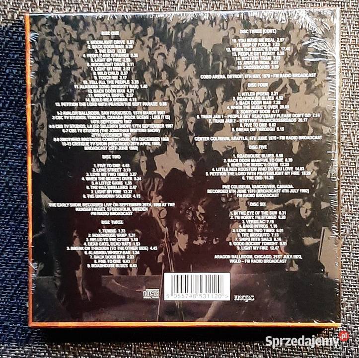 Zestaw CD 6 płytowy Kultowego zespołu The Doors CD