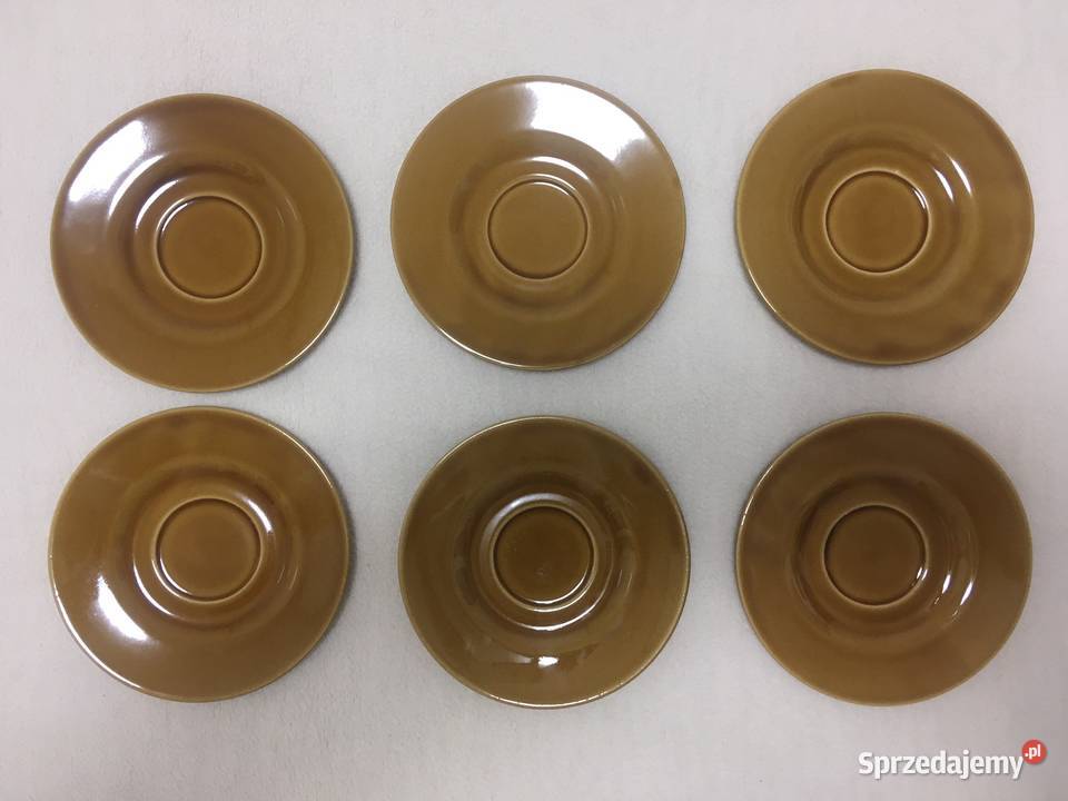 PRL miseczki bulionówki komplet Mirostowice Kołobrzeg