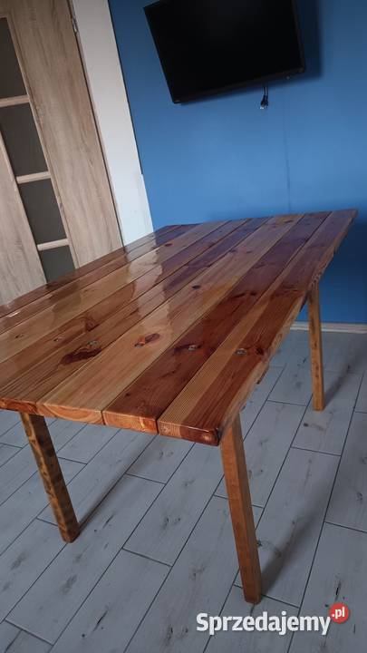 Sprzedam stół PRL z nowym drewnianym blatem Młodocin sprzedam