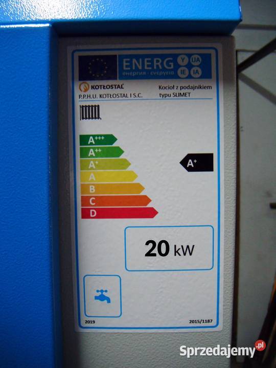 Kocioł co Slimet 20 kW pellet piec Dziadowa Kłoda