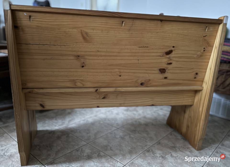 Lawa drewniana z podnoszonym siedziskiem 50cm