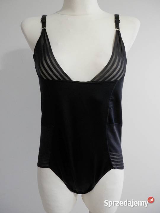 Body Bieliźniane Wyszczuplające Modelujące czarny Łomża