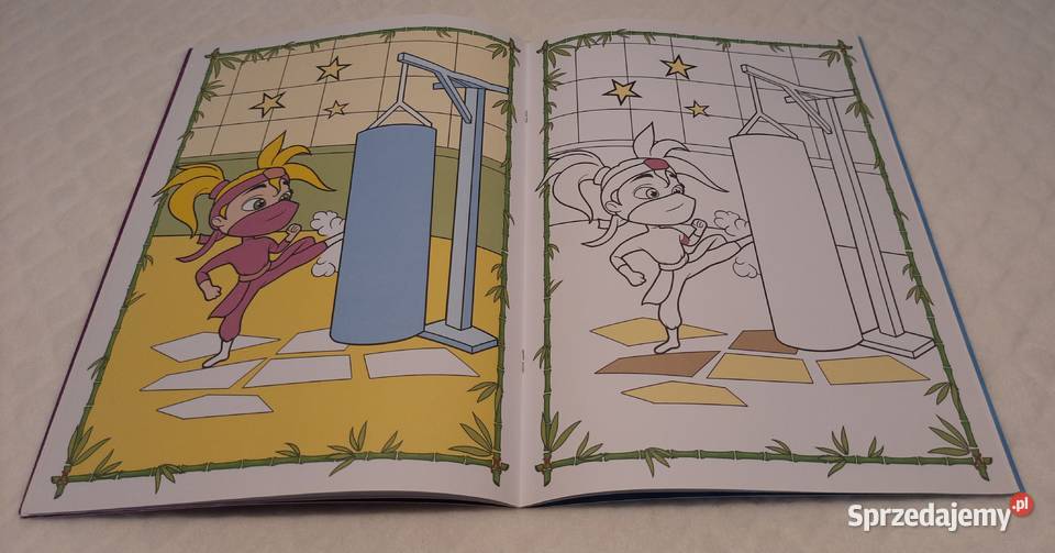 Animated colouring book Ninja friends Czeladź