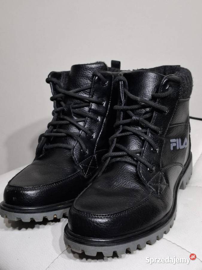 Fila 38 czarne ocieplane trapery zimowe sprzedam