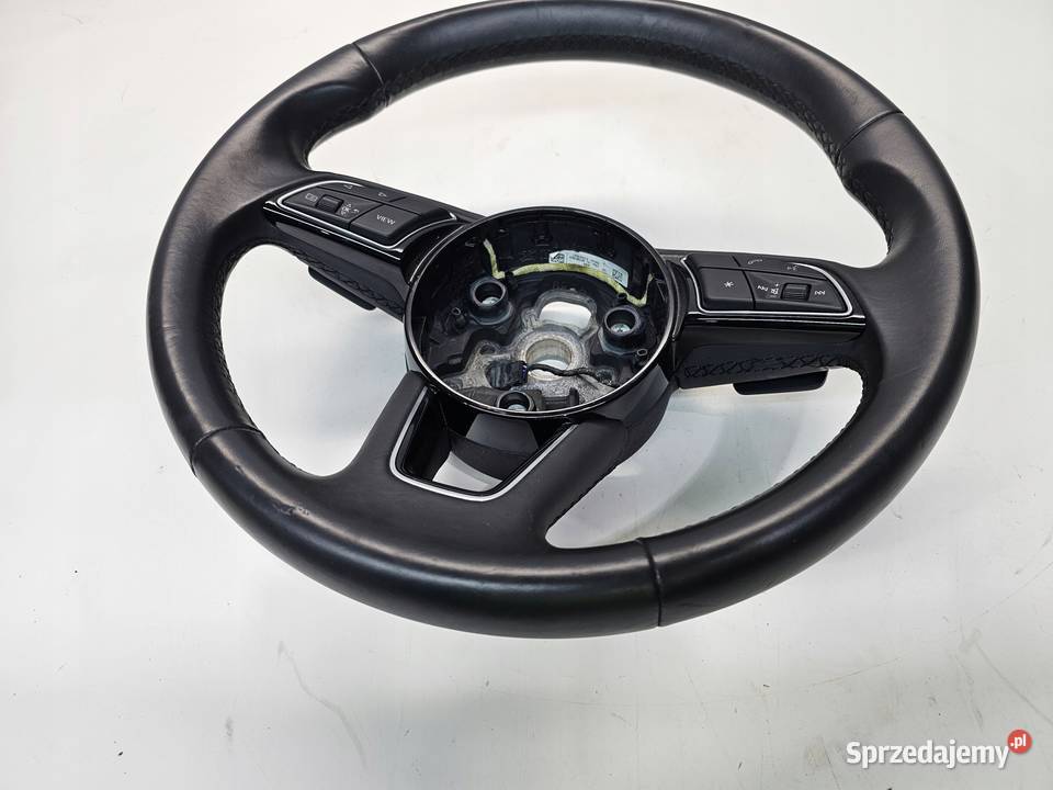 KIEROWNICA SKÓRA MULTIFUNKCJNA AUDI A4 B9 A5 8W Przystajń