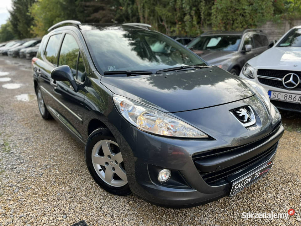 Peugeot 207 SW 14 1wł Klima Panorama Alu El wielofunkcyjna kierownica Częstochowa