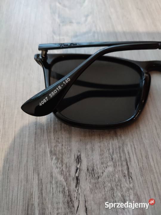Oryginalne RayBan 4087 czarne okulary Uniseks Okulary dolnośląskie Jelenia Góra