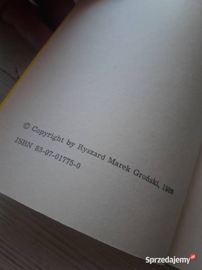 Kabareciarz Ryszard Marek Groński CZYTELNIK 1989 Bielsko-Biała