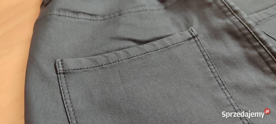 Spodnie woskowane czarne Połomia