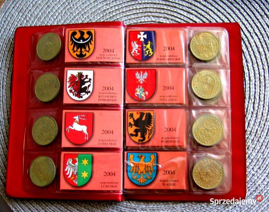 Polska 2 GN Komplet Województw z Herbami miast Kalisz sprzedam