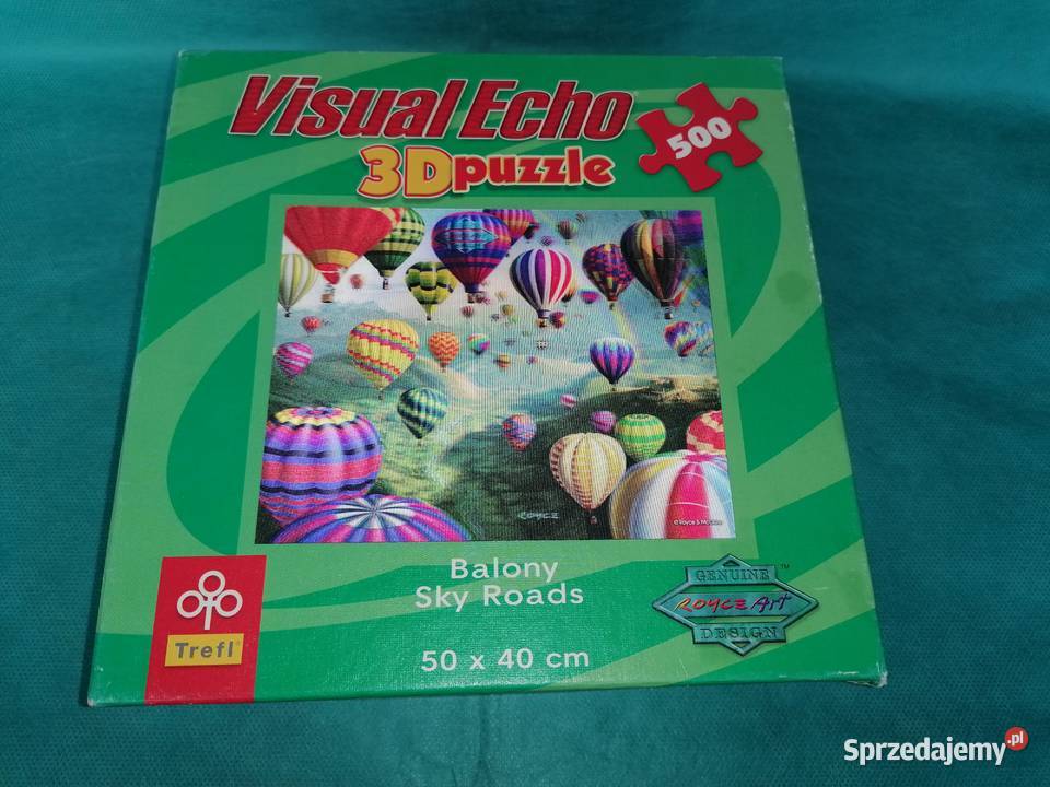 PUZZLE TREFL 3D500 BALONY PUZZLE trójwymiarowe Puzzle Łódź sprzedam