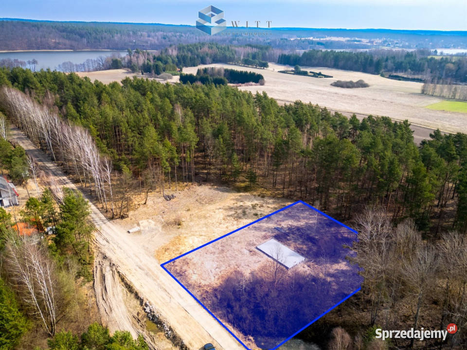 sprzedaży gruntu Zwierzewo 1550m2 gaz