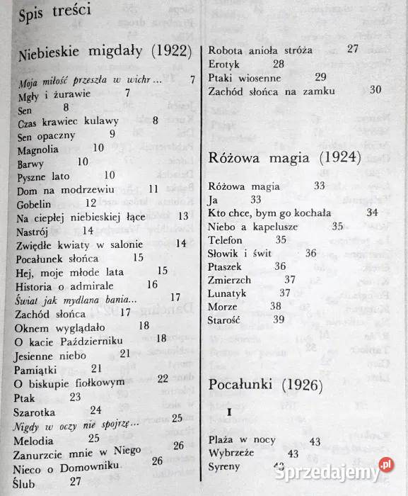 Wiersze wybrane Maria Pawlikowska Jasnorzewska