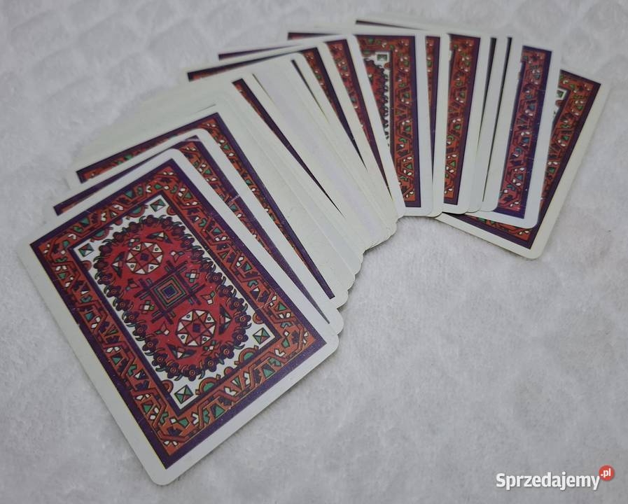 Karty do gry 9As czerwone 24 Kolekcje hobby Czeladź