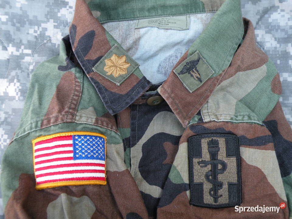 Bluza BDU woodland medium short NYCO obszyta
