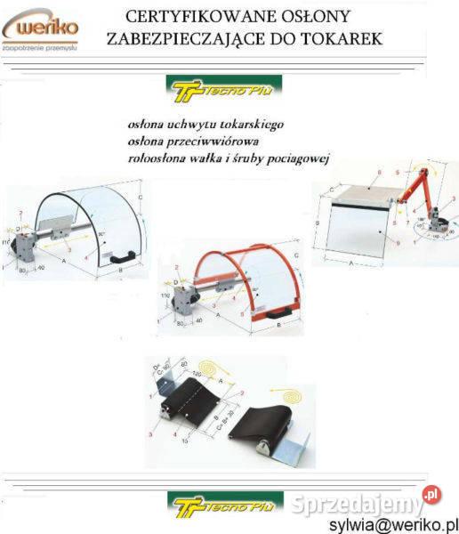 Osłona PTO 02300 osłona do tokarki PTO02300 Lubin