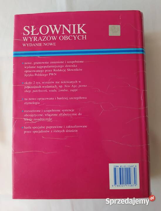Słownik wyrazów obcych PWN wydanie nowe Hajnówka