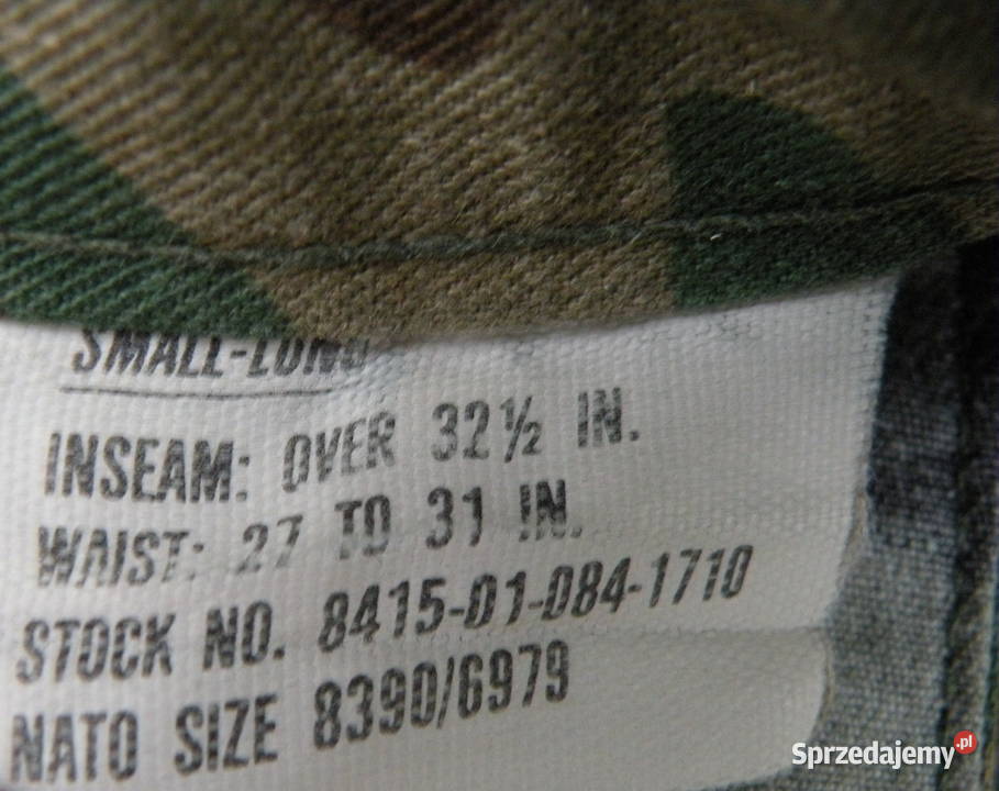 Spodnie bdu woodland small long 81r Wrocław