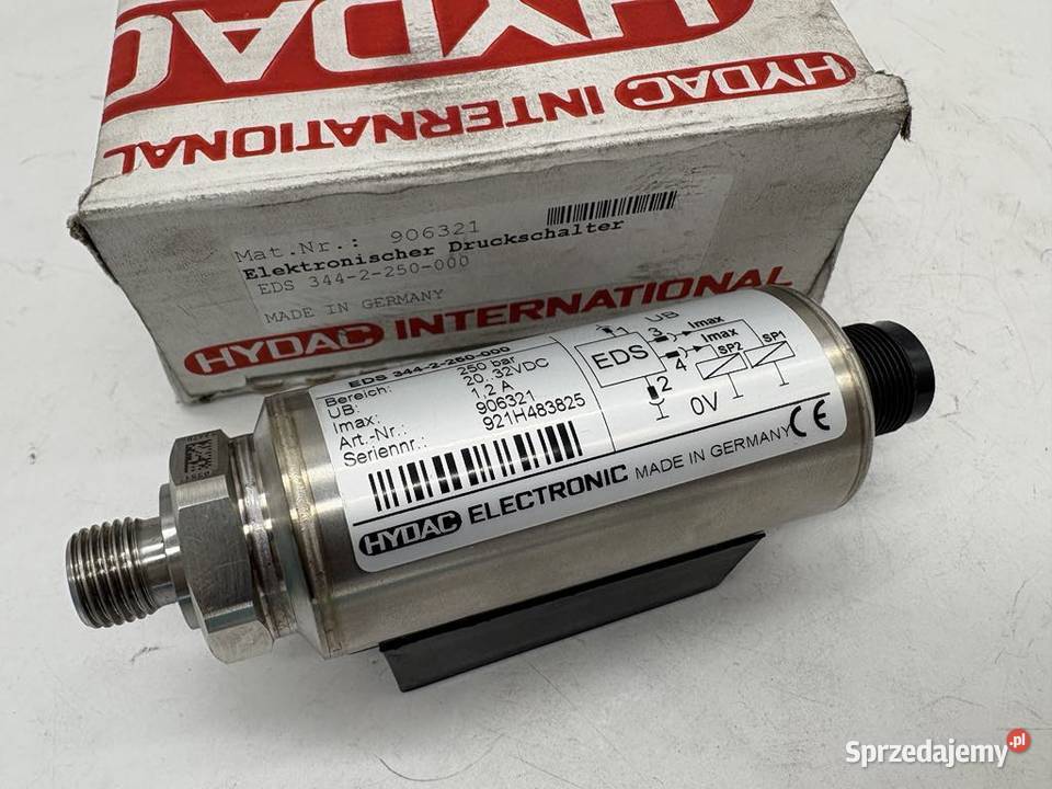 Hydac EDS 3442250000 906321 Pressure switch Biznes i Przemysł Warszawa