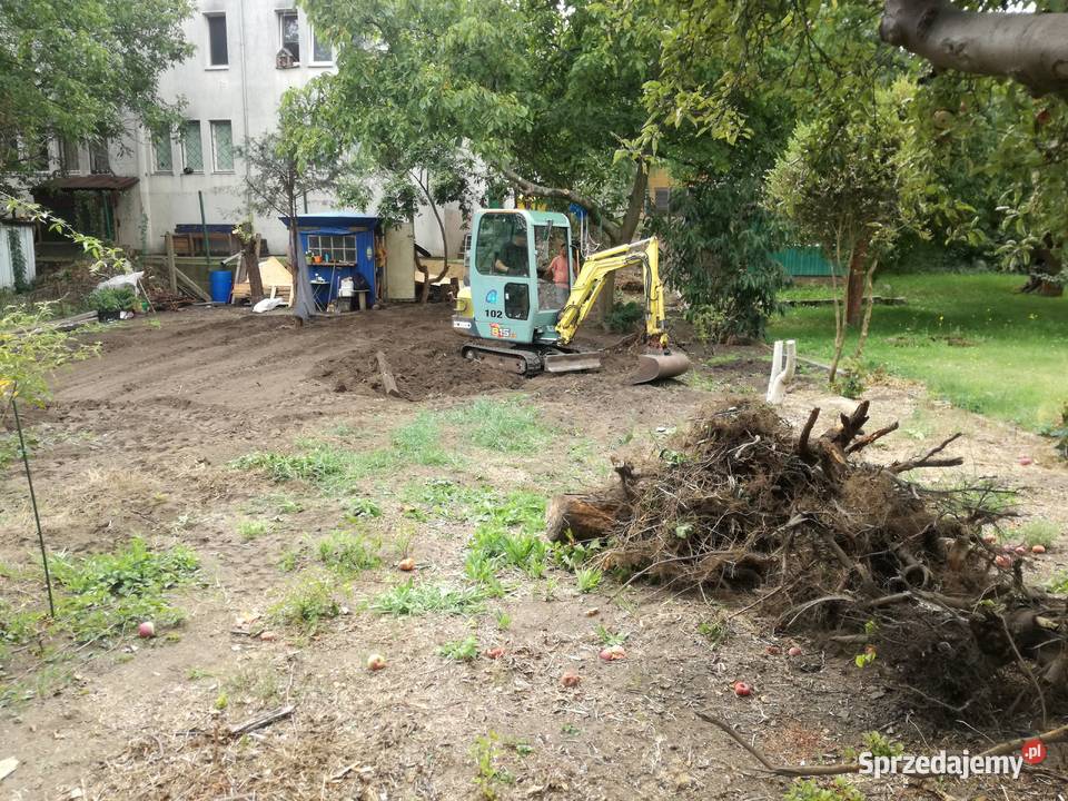 Prace ogrodnicze jesienne porządki karczowanie Usługi dolnośląskie Wrocław