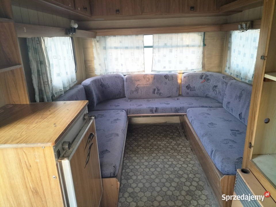 Przyczepa kempingowa na budowę działkę bez Jaszczów