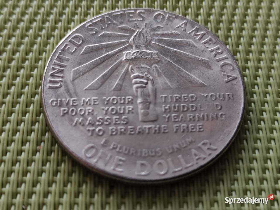 MonetaNumizmatKopia 1 DOLLAR 1906 USA ELLIS mazowieckie Pruszków