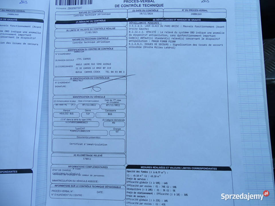 Inny HEULIEZ GX 327 Przebieg Udokumentowany EEV 7790cm3