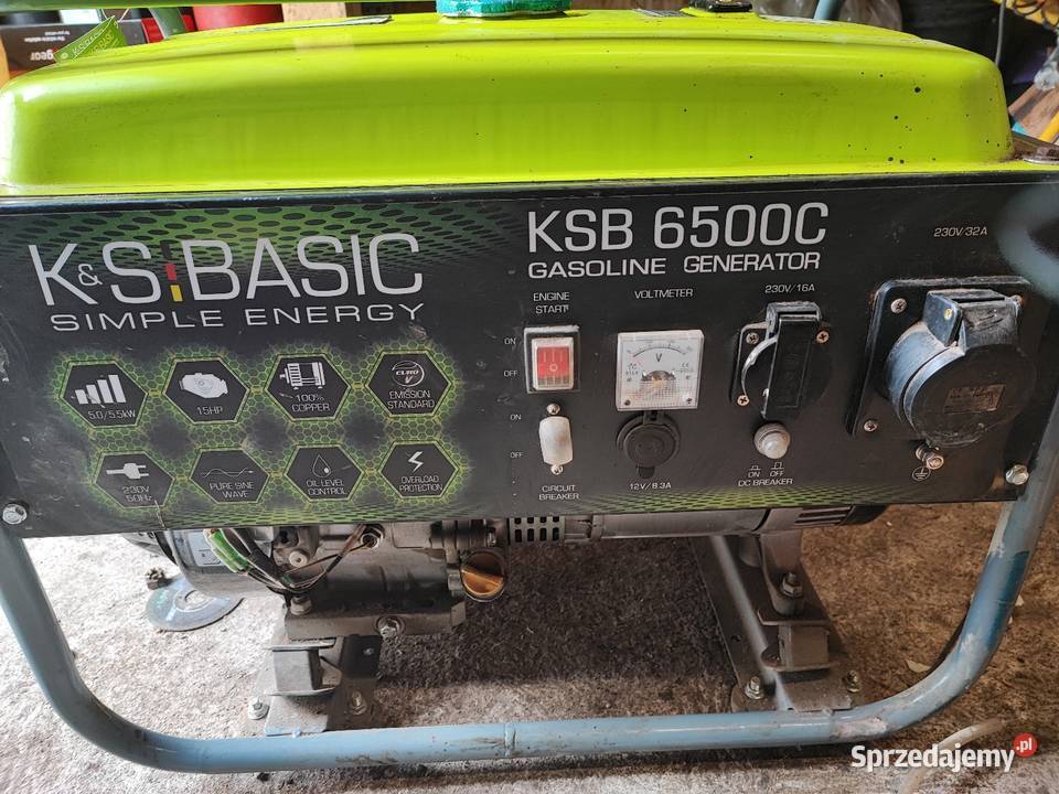 Agregat prądotwórczy benzynowy KNNER SHNEN KSB Sośnie