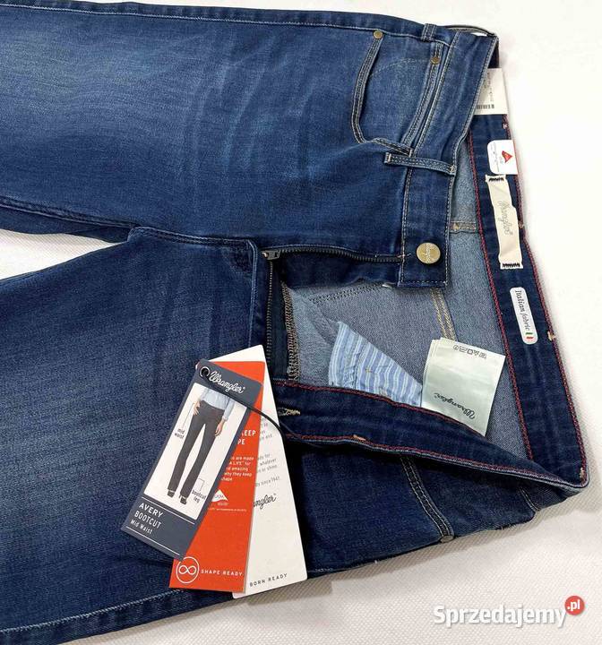 Spodnie damskie Wrangler Avery Bootcut Blue Pisz