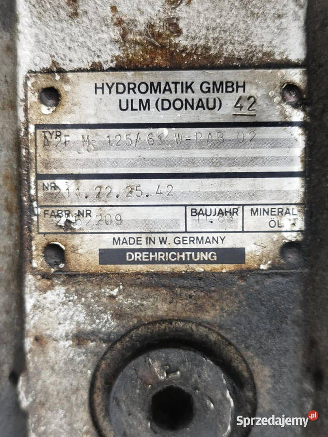 Silnik hydrauliczny Hydromatik A2FM12561W Strzyżew
