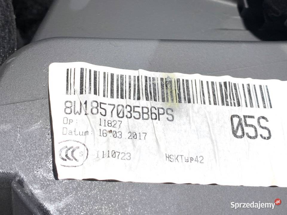 SCHOWEK PASAŻERA AUDI A4 B9 Kombi 8W1857035B Części samochodowe