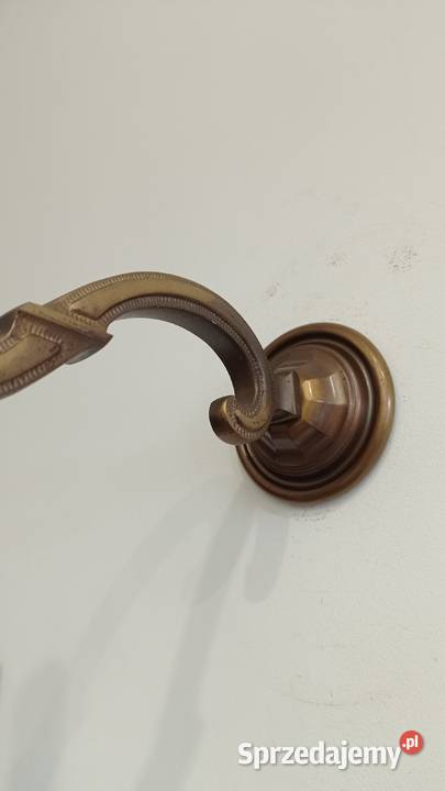 Stare mosiężne kinkiety kujawsko-pomorskie Włocławek