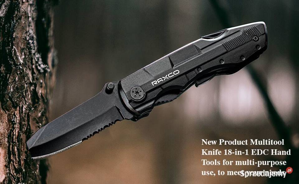 RAXCO Survivalowy Multitool 18w1 Scyzoryk podkarpackie