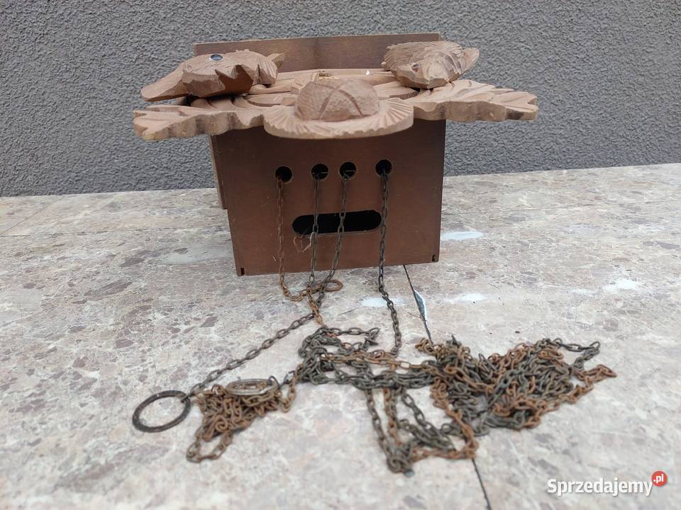 96 Stary zegar kukułka szwarcwald schwarzwald Antyki Tczew