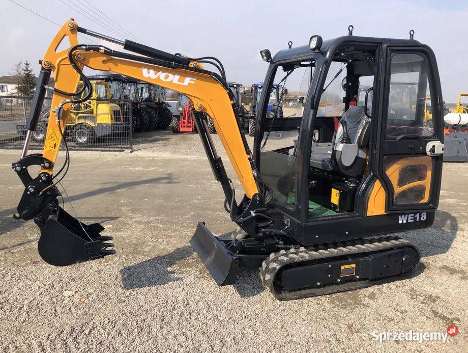 Minikoparka WOLF WE18 nowagwarancja kujawsko-pomorskie Koronowo