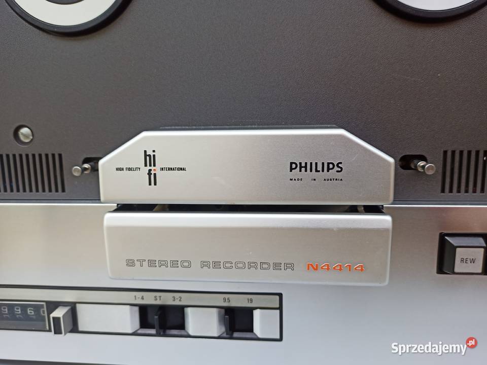 Magnetofon Szpulowy Philips N 4414 Białystok
